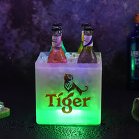 7L LED Ice Bucket Bluetooth Speaker with Foldable Design for Outdoor Beverages