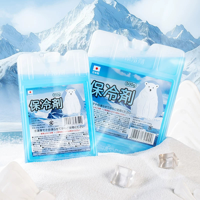 Reusable Ice Crystal Box for Air Conditioner Fan Cooling, Food Preservation, and Commercial Use