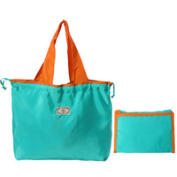 Foldable Cloud Drawstring Shopping Bag - Reusable Grocery Tote, Portable Shoulder Handbag