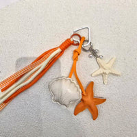 Creative Pumpkin Wool Felt Keychain Pendant DIY Phone Charm Braided Rope Keyring