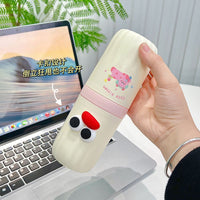 Portable Travel Toothbrush Holder and Mouthwash Cup Set for Students and Home Use
