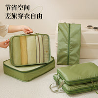 Travel Storage Bag Set Waterproof Compression Packing Cubes for Luggage
