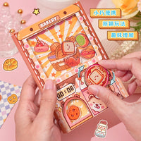 Mini Food Vending Machine Notebook Blind Box Toy for Students