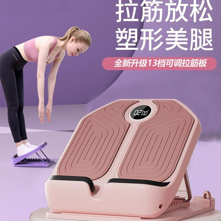Adjustable Slant Board Calf Stretcher with 13 Levels for Achilles Tendon and Leg Stretching