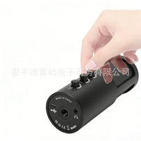 RGB Gaming USB Microphone with One-Key Mute and Headphone Monitoring