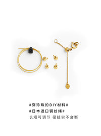 DIY Jewelry Making Kit with Steel Wire for Pearl Necklaces and Bracelets