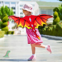 Kids Dinosaur Wing and Mask Set for Jurassic Theme Parties and Stage Plays