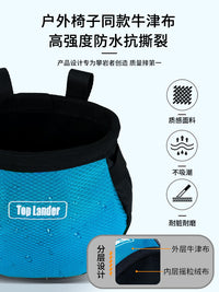 Jetbea Rock Climbing Chalk Bag with Adjustable Belt for Bouldering, Weightlifting, and Gymnastics
