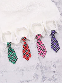 Cat Bow Tie Collar with Adjustable Hook and Loop Fastener for Small to Medium Cats