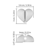 Heart-Shaped Cable Organizer Clips for Desk Cable Management
