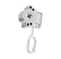 Retractable Awning Gearbox Head for Sunshade Canopy, All-Aluminum Hand Crank Mechanism