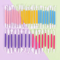 8-Piece Plastic Clay Sculpting Tool Set for DIY Crafts