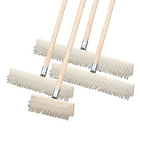 Wooden Handle Stiff Bristle Floor Scrub Brush for Bathroom Kitchen Tile and Pool Cleaning