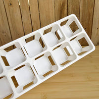 Succulent Planter Tray with 10 Holes and Square Pots for Balcony Gardening
