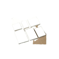 Jingzhi Cardboard Square Origami Backing Paper Thickened White Hard Cardboard for Kindergarten Handicrafts