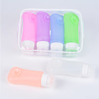 Silicone Suction Cup Travel Bottles for Shampoo, Conditioner, Lotion, and Soap
