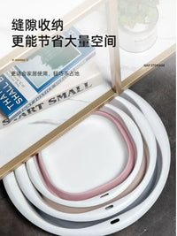 Foldable Wash Basin Portable Plastic Basin for Home Dorm Travel