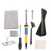 110V 220V Car Bumper Repair Welder Plastic Smoothing Repair Tool Electric Soldering Iron Kit