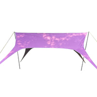 Outdoor Camping Tarp Sunshade Rainproof Quick Setup Swallowtail Tent for Picnics and Fishing