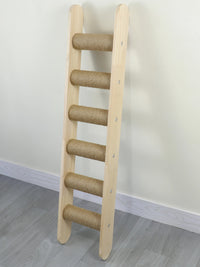 Multi-Tier Cat Climbing Ladder with Anti-Slip Pads for Pet Houses and Cages