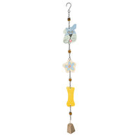 Stained Glass Cat & Dog Wind Chime for Garden & Home Decor