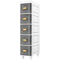 Slim Bathroom Storage Cabinet with Drawers - Multi-layer Kitchen Gap Organizer