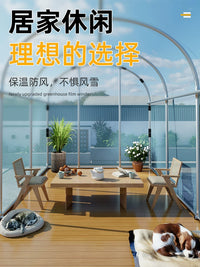 Greenhouse Kit with Steel Frame and Cover for Plants, Vegetables, and Flowers