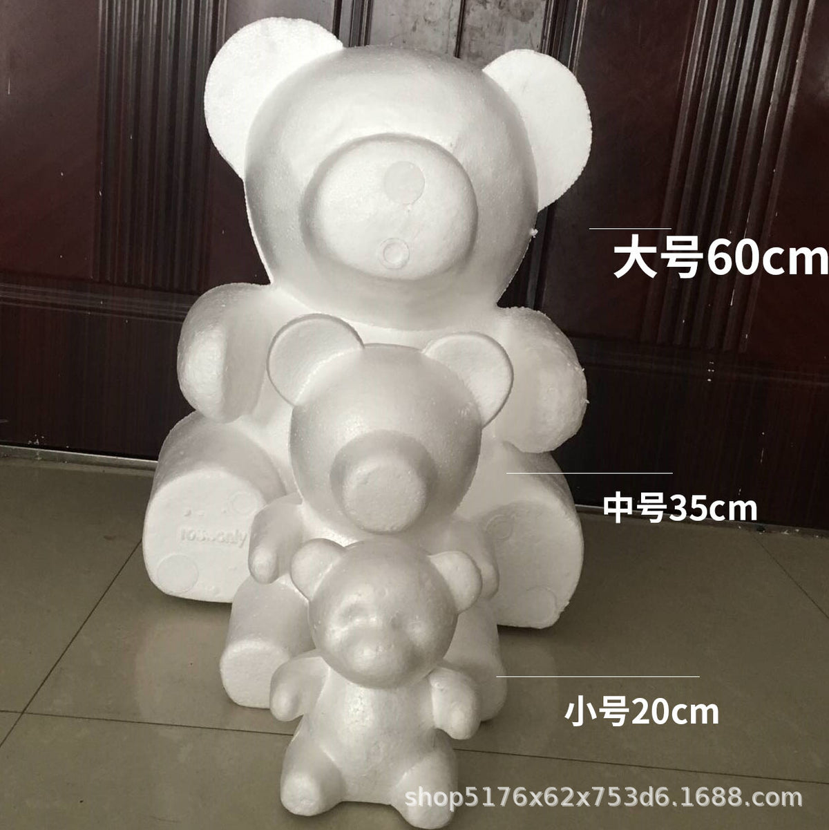 DIY Foam Bear, Rabbit, Dog, Unicorn Models for Rose Flower Crafts
