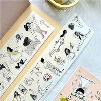 Washi PET Tape Roll for Scrapbooking and Journaling - Abstract Figures