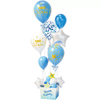Kids Happy Birthday Balloon Table Centerpiece Column Set for Boys and Girls