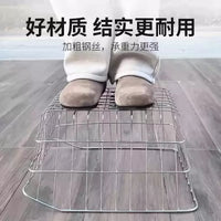Stainless Steel Bicycle Rear Basket with Quick Release Rack for Mountain Bikes