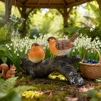 Robin Bird Resin Figurine for Outdoor Garden & Home Decor