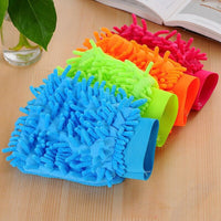 Chenille Car Wash Mitt for Detailing and Cleaning