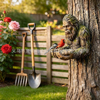 Bigfoot Tree Bird Feeder Outdoor Garden Decoration