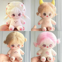 Zodiac Cotton Doll 20cm Plush Toy with Changeable Outfits
