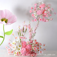 Pink Artificial Flower Arrangements for Wedding Backdrops and Event Decor