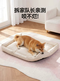 All-Season Dog Bed with Cooling Mat for Small, Medium, and Large Dogs