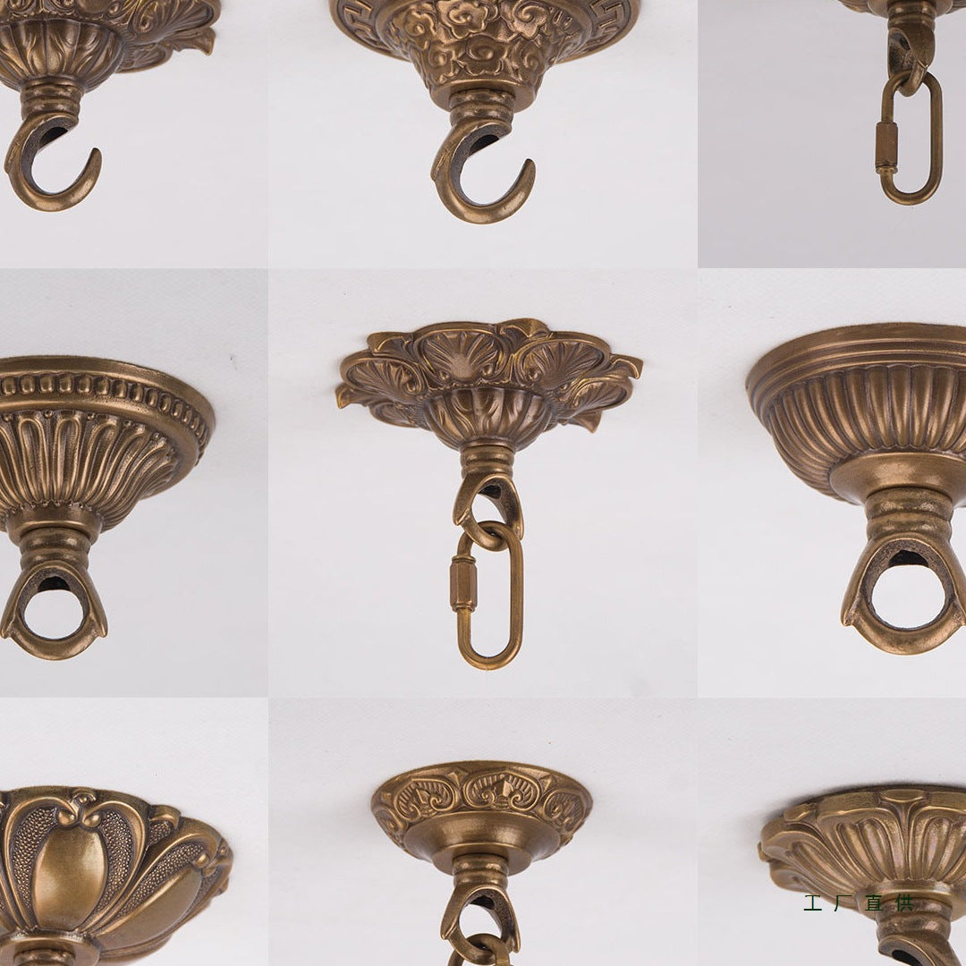 Antique Brass Ceiling Hook for Lanterns, Bird Cages, Planters, and Decorations
