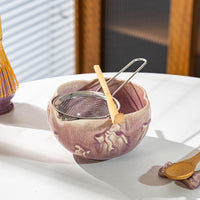 Japanese Ceramic Matcha Tea Set with Whisk and Bowl, Gift Boxed