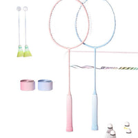 Professional Carbon Fiber Badminton Racket Set for Kids and Adults - Balanced Performance for Training and Competition