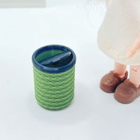 Dollhouse Miniature Flip-Top Trash Can Model for OB11 BJD Dolls