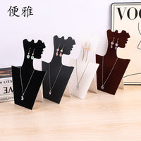 Foldable Jewelry Display Stand for Necklaces, Earrings, and Studs - Ideal for Retail, Live Streams, and Photography