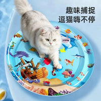 Pet Cooling Mat for Cats and Small Dogs, Inflatable Water-Filled Ice Pad for Summer