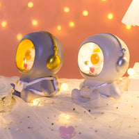 Astronaut Piggy Bank Night Light for Bedroom Decor