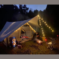 Inflatable Cotton Canvas Tent for Outdoor Camping 5-8 Person