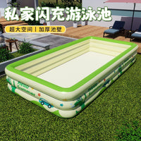 Inflatable Swimming Pool for Kids and Adults - Thickened Large Family Backyard Water Play