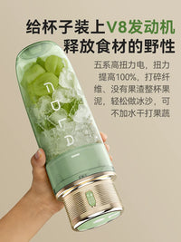 Portable Blender Juicer for Smoothies and Shakes, Personal Size Food Processor with Ice Crushing