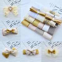 DIY Hair Bows and Clips Craft Kit with Ribbons and Accessories for Beginners