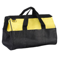 Heavy-Duty Canvas Electrician Tool Bag with Large Capacity, Portable Handheld for Repair and Woodworking
