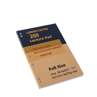 A4 Kraft Paper Notebook, 55gsm Thin Crisp Pages, Large Capacity Loose-Leaf Journal for Students